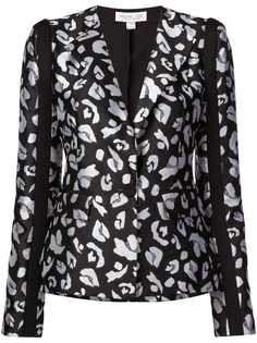 Rachel Zoe блейзер с леопардовым принтом Cynthia