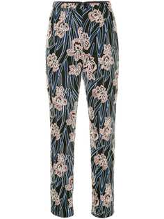 Rachel Gilbert брюки с цветочной вышивкой