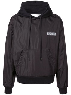 Off-White толстовка с капюшоном и логотипом