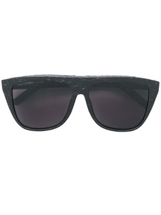 Saint Laurent Eyewear солнцезащитные очки в оправе с тиснением