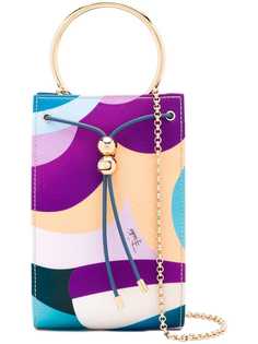 Emilio Pucci клатч с металлической ручкой