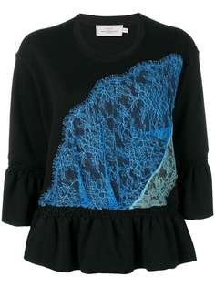 Preen By Thornton Bregazzi толстовка с кружевной панелью