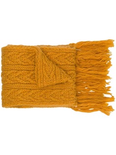 Barena шарф вязки с косичками