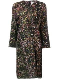 Anntian платье смещенного силуэта с цветочным принтом