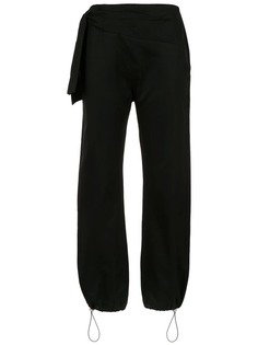 Nk tie detail trousers