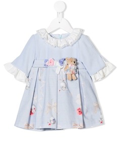 Lapin House teddy bear applique dress