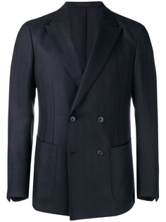 Z Zegna двубортный блейзер