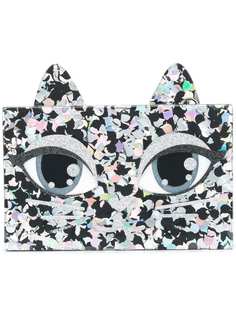 Karl Lagerfeld Choupette Glitter Minaudiere clutch