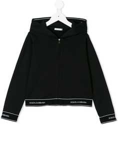 Dolce & Gabbana Kids куртка на молнии с капюшоном