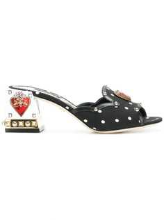 Dolce & Gabbana декорированные мюли