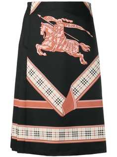 Burberry юбка с принтом Archive Scarf