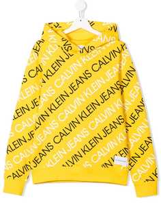 Calvin Klein Kids толстовка с капюшоном и логотипом TEEN