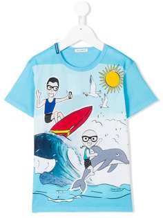 Dolce & Gabbana Kids футболка с принтом