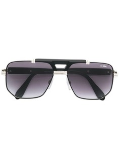 Cazal затемненные солнцезащитные очки-авиаторы