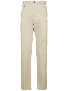 Guild Prime брюки-чинос с эффектом разбрызганной краски