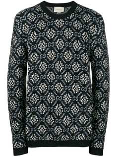 Gucci джемпер с узором GG Supreme