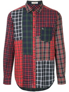 Education From Youngmachines клетчатая рубашка в стиле пэчворк