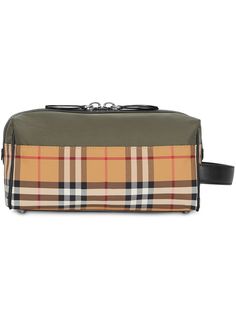 Burberry клетчатый клатч дизайна колор-блок