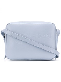 Giorgio Armani сумка на плечо с тисненым логотипом