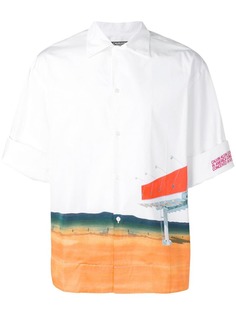 Calvin Klein 205W39nyc рубашка на пуговицах с принтом