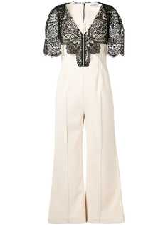 Self-Portrait кружевной комбинезон