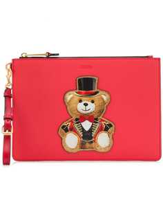 Moschino клатч с принтом