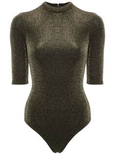 Alice+Olivia боди с эффектом металлик Nisha