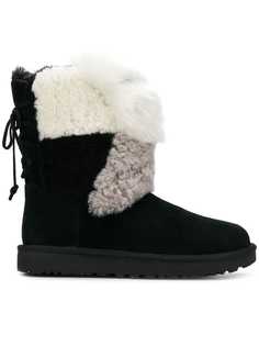 Ugg Australia классические зимние сапоги в стилистике пэчворк