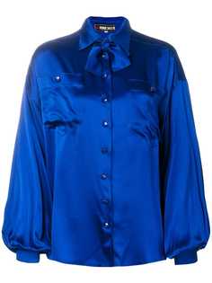 Fendi Vintage блузка с горловиной на завязке