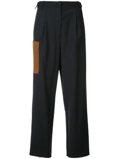 Tibi прямые брюки Tablier