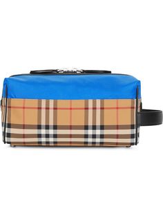 Burberry клетчатый клатч дизайна колор-блок