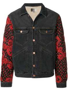 Isabel Marant джинсовая куртка со стегаными рукавами и выцветшим эффектом