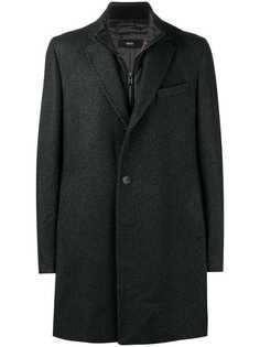 Boss Hugo Boss однобортное пальто