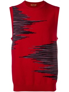 Missoni трикотажный свитер-жилет с узором