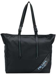 Prada large top handle tote