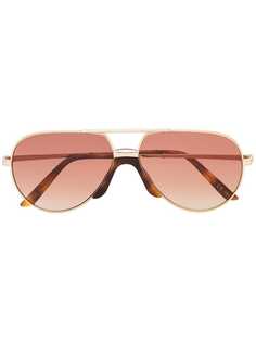 Gucci Eyewear солнцезащитные очки-авиаторы GG0432S 002