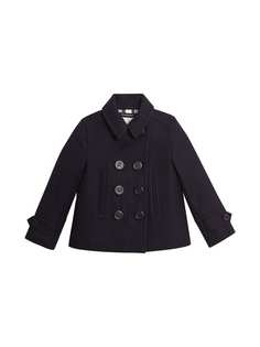 Burberry Kids TEEN Wool Cashmere Blend Pea Coat