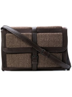 Carmina Campus buckle shoulder satchel
