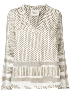 Cecilie Copenhagen туника с узором