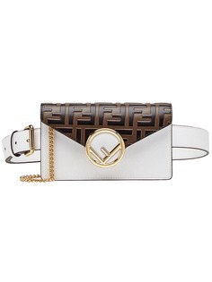 Fendi поясная сумка с логотипом