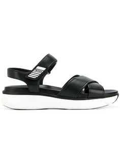 Prada сандалии на липучке на платформе