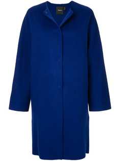 Theory однобортное пальто