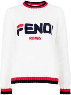 Fendi джемпер с логотипом