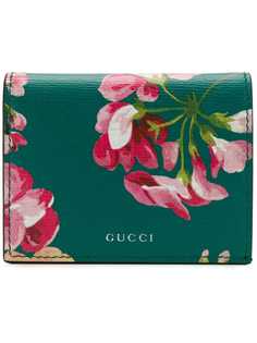 Gucci визитница с принтом GG Bloom