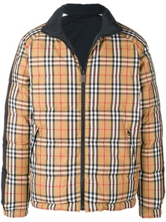 Burberry пуховик в клетку House Check