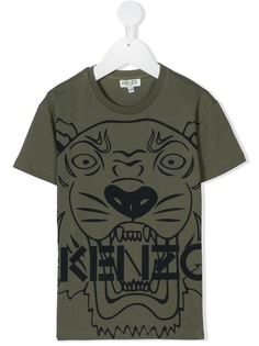Kenzo Kids футболка с принтом Tiger