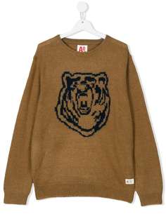 American Outfitters Kids вязаный свитер с медведем