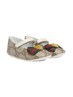 Gucci Kids балетки Baby GG Supreme