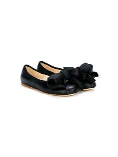 Douuod Kids TEEN bow front ballerinas