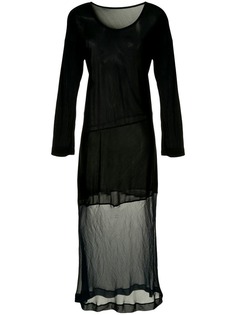 Comme Des Garçons Vintage платье миди с длинными рукавами